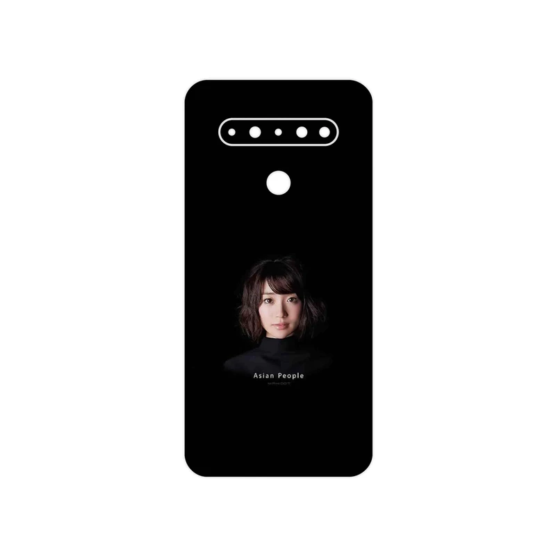 برچسب پوششی ماهوت مدل Portrait of an Asian Woman مناسب برای گوشی موبایل ال جی K61