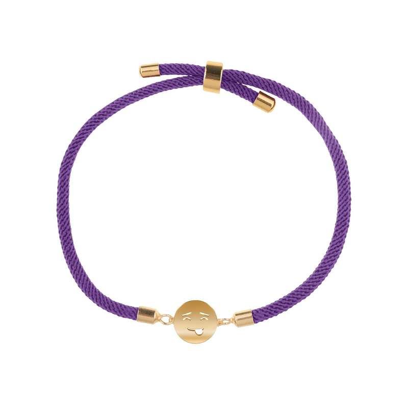 دستبند طلا 18 عیار زنانه مدوپد مدل ایموجی کد D26-10099