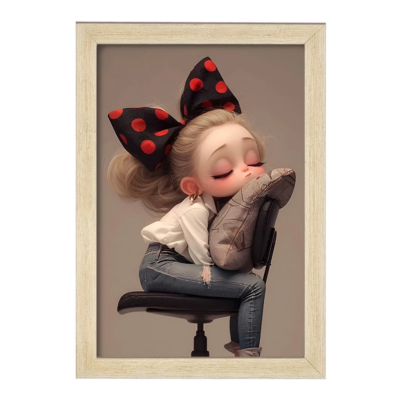 تابلو خندالو مدل دخترانه کد F5788