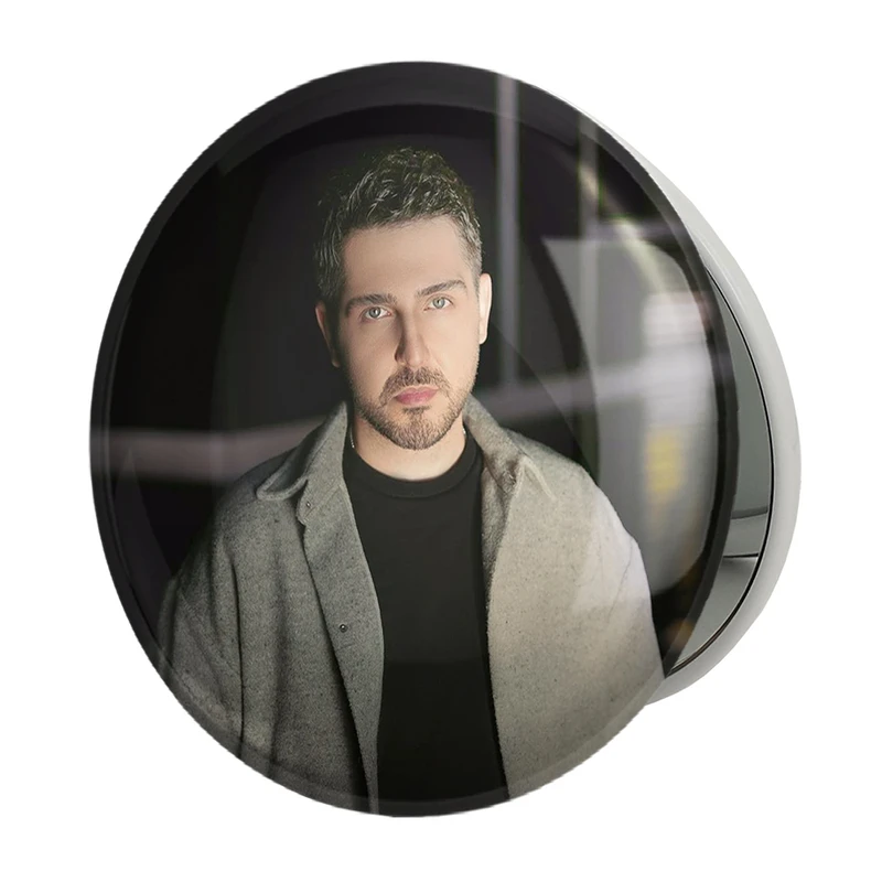 آینه جیبی خندالو طرح محمدرضا غفاری مدل تاشو کد 6314 