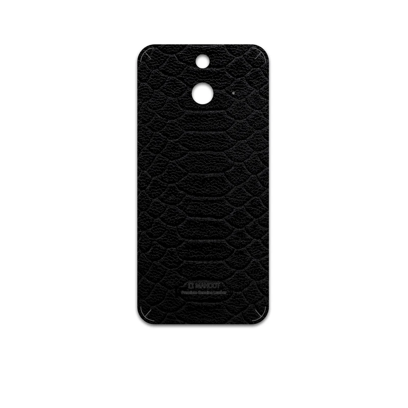 برچسب پوششی ماهوت مدل Black-Snake-Leather مناسب برای گوشی موبایل اچ تی سی One E8