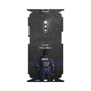 MAHOOT Police Officer-FullSkin Cover Sticker for Oppo Realme X