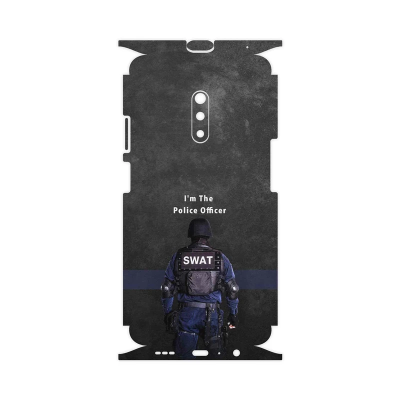 برچسب پوششی ماهوت مدل Police Officer-FullSkin مناسب برای گوشی موبایل اپو Realme X