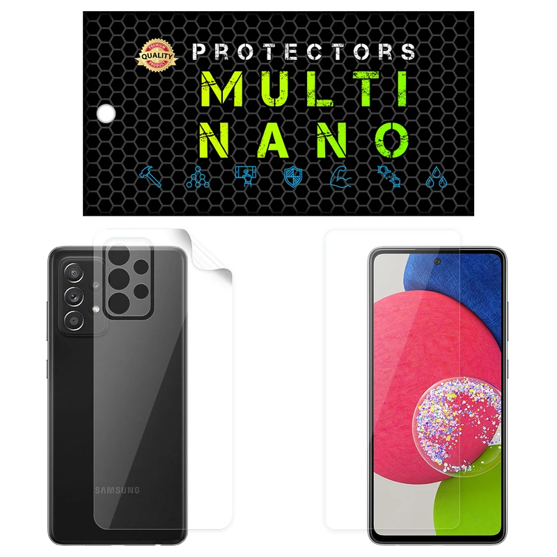  محافظ صفحه نمایش مولتی نانو مدل X-SFT مناسب برای گوشی موبایل سامسونگ Galaxy A52 5G به همراه محافظ پشت