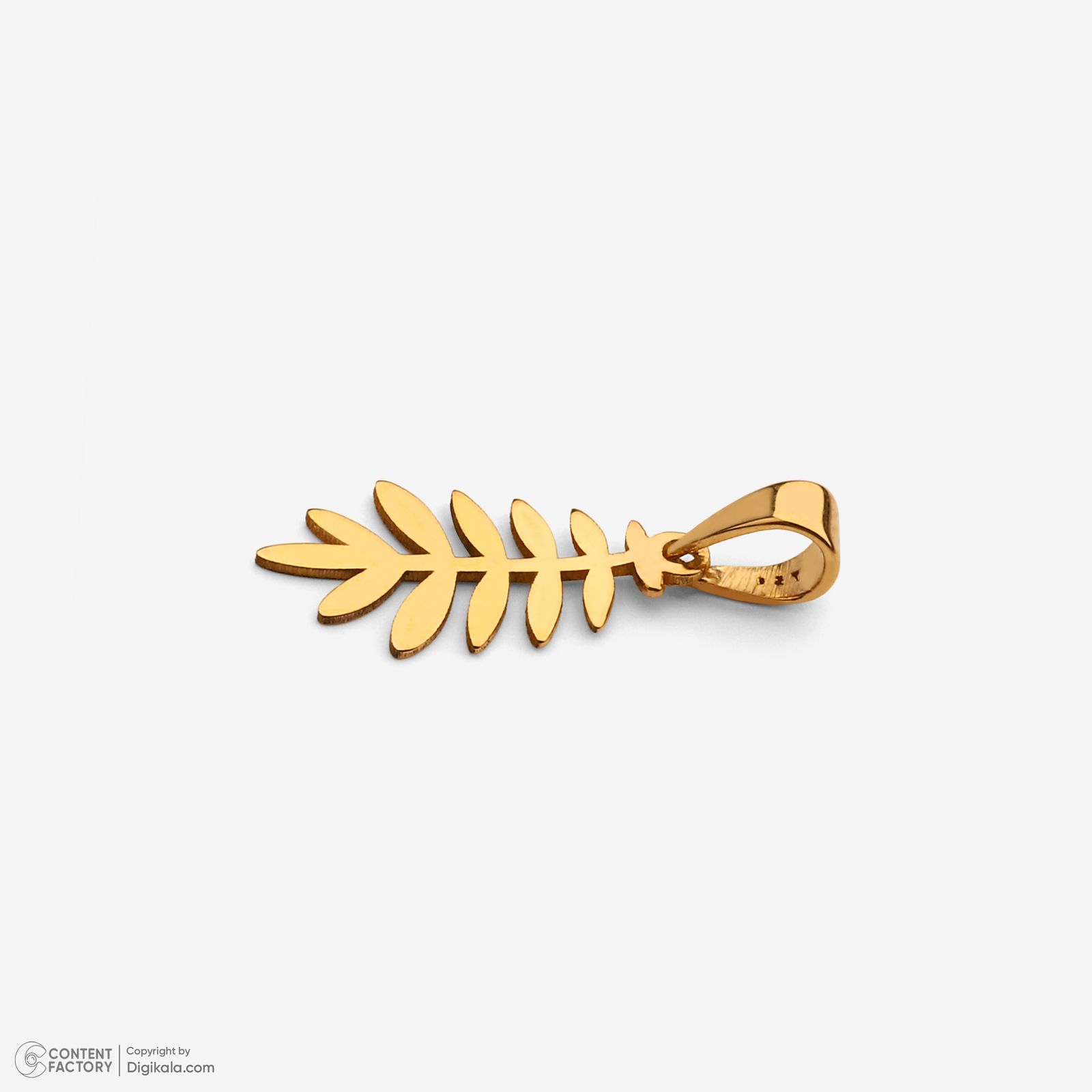 نیم ست طلا 18 عیار زنانه سایا گلد مدل شاخه برگ ns10 -  - 4