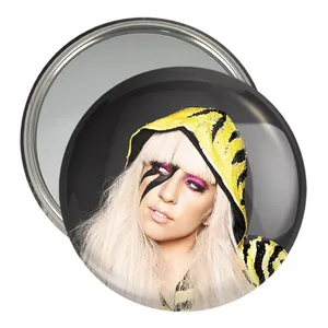آینه جیبی خندالو مدل لیدی گاگا Lady Gaga  کد 6409