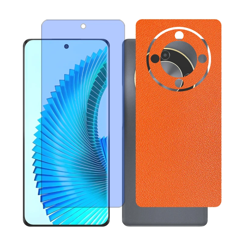 محافظ صفحه نمایش آنتی بلو گلس مدل Together مناسب برای گوشی موبایل آنر X9b به همراه برچسب پوششی پشت گوشی