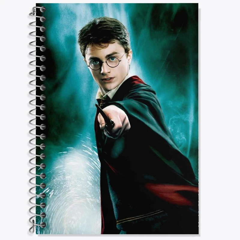 دفتر زبان 50 برگ خندالو مدل دو خط طرح هری پاتر Harry Potter کد 2904