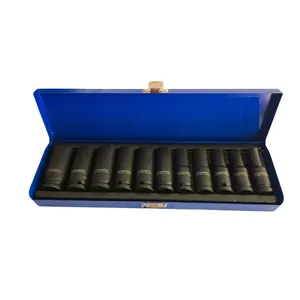 آچار بکس بلند هانسول مدل CRMO11 مجموعه 11 عددی