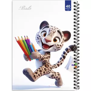 دفتر نقاشی 40 برگ انتشارات بله طرح ببری کوچولو و مداد رنگی کد A4-K330