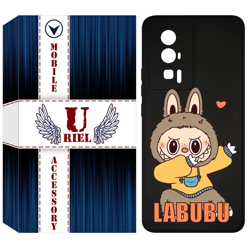 کاور یوریل مدل KSH کد 104 طرح عروسک لبوبو مناسب برای گوشی موبایل شیائومی Poco F5 Pro / Redmi K60 / K60 Pro