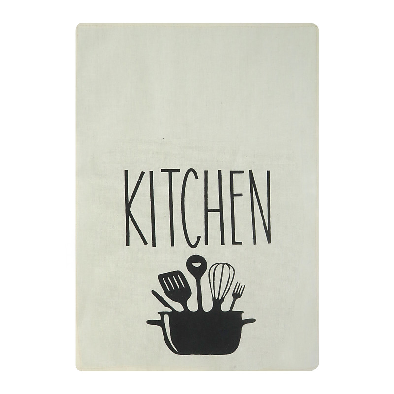 دستمال آشپزخانه مدل تکست طرح KITCHEN کد M-3630