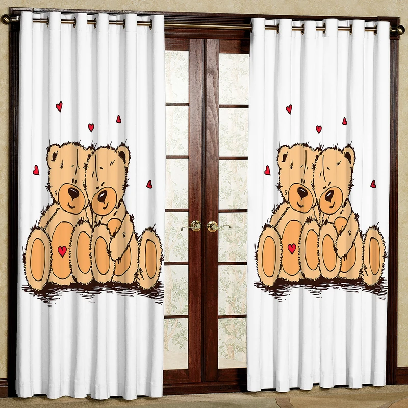  پرده مدل خرس مخمل پانچی کد 4458 سایز 200x140 سانتی متر