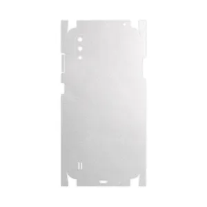 MAHOOT Metallic-White-FullSkin Cover Sticker for Samsung Galaxy A01
