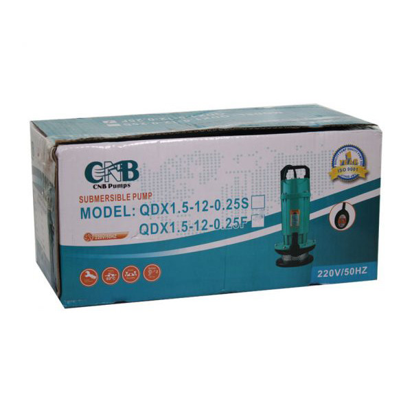 پمپ کف کش سی ان بی مدل QDX1.5-25-0.55F پمپ کف کش سی ان بی مدل QDX1.5-25-0.55F