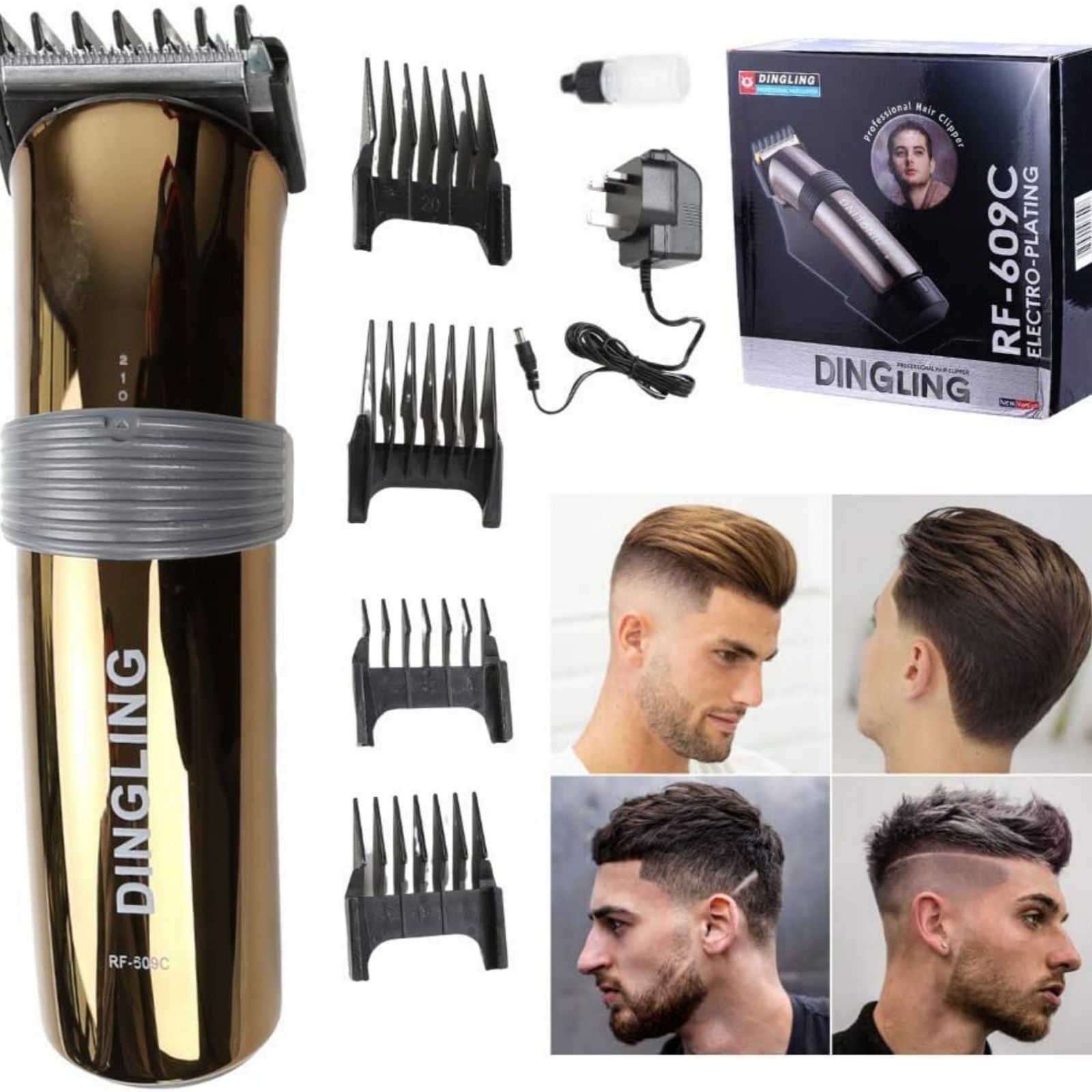 ماشین اصلاح موی سر و صورت دینگ لینگ مدل RF-609c -  - 10