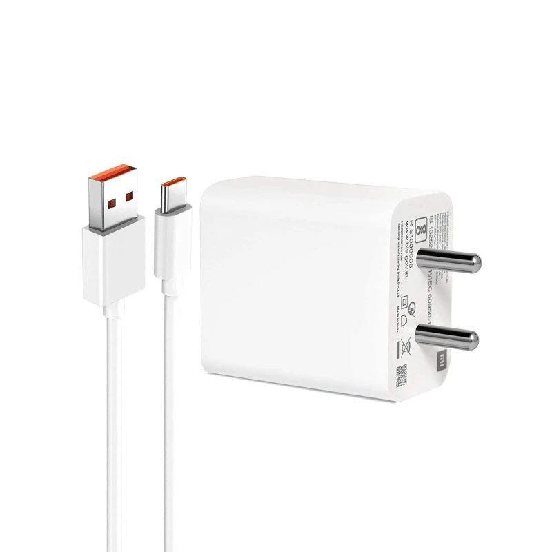 شارژر دیواری شیائومی مدل FAST_PLUS به همراه کابل تبدیل USB_C