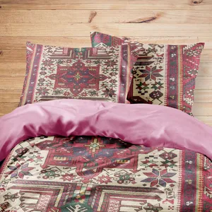 سرویس روتختی مدوپد طرح فرش قرجه ترنجی مدل C-Gharche03 یک نفره 4 تکه