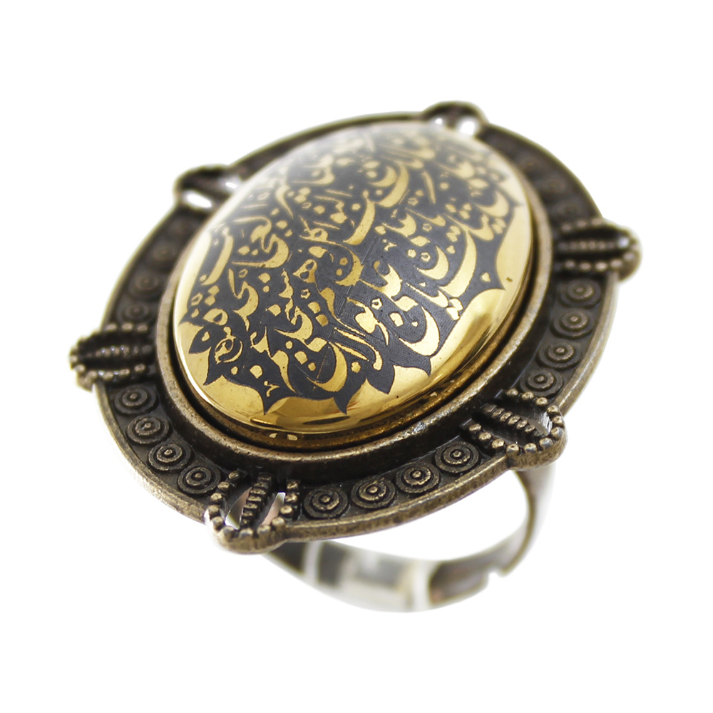 انگشتر زنانه مدل حدید نادعلی کد 3017