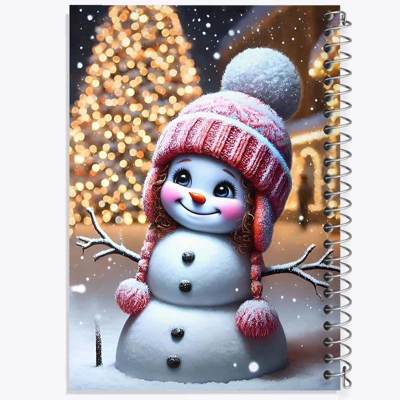 دفتر نقاشی 50 برگ خندالو طرح آدم برفی بامزه کد F8405