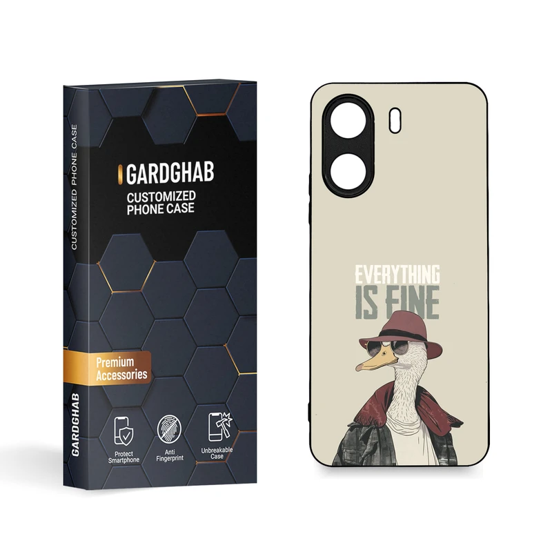 کاور گارد قاب مدل دورژله ای پسرانه مناسب برای گوشی موبایل شیائومی  Poco C65 / Redmi 13c