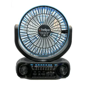 اسپیکر قابل حمل چلیپا مدل Fan Solar Power ظرفیت 4000 میلی آمپر ساعت