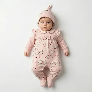 کلاه نوزادی آدمک مدل توت فرنگی کد 393400