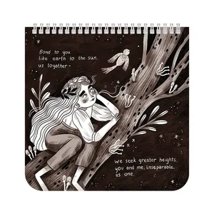 دفتر طراحی ۶۰ برگ پانداک طرح سیاهبرگ مدل ۰۴