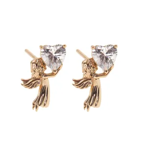 گوشواره میخی زنانه ژوپینگ مدل ‌e490