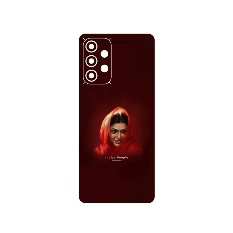 برچسب پوششی ماهوت مدل Portrait of an Indian Woman مناسب برای گوشی موبایل سامسونگ Galaxy A33 5G