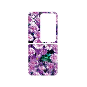 MAHOOT Purple_Flower Cover Sticker for Oppo Find N2 Flip