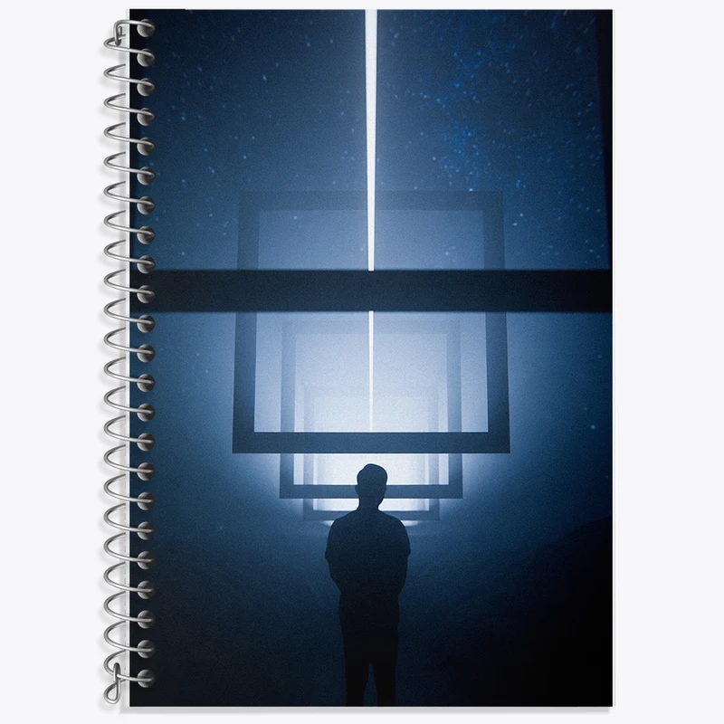 دفتر زبان 50 برگ خندالو مدل دو خط طرح مفهومی کد F1796