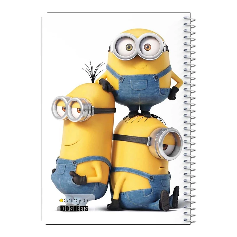 دفتر مشق 100 برگ سیمی کارنیکا طرح من نفرت انگیز Despicable Me کد 17955