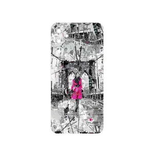 MAHOOT Collage of Catwalk Bridge Cover Sticker for Samsung Galaxy A34