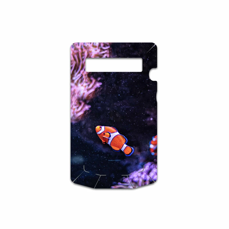 برچسب پوششی ماهوت مدل Clownfish مناسب برای گوشی موبایل بلک بری P9981