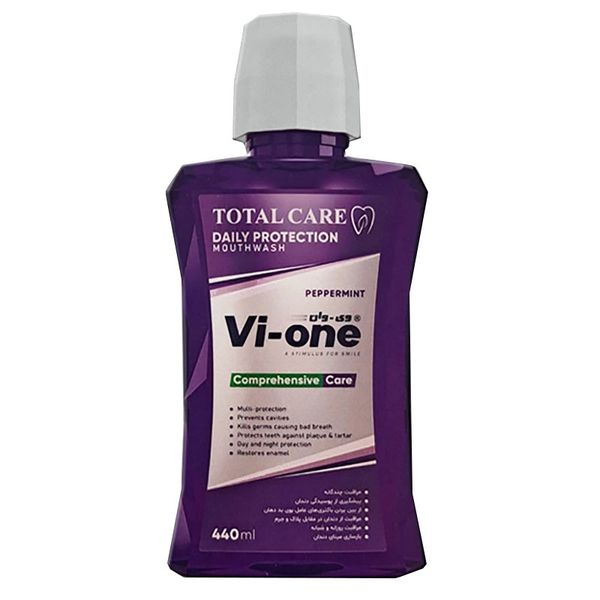 دهان شویه وی وان مدل TOTAL CARE حجم 440 میلی لیتر