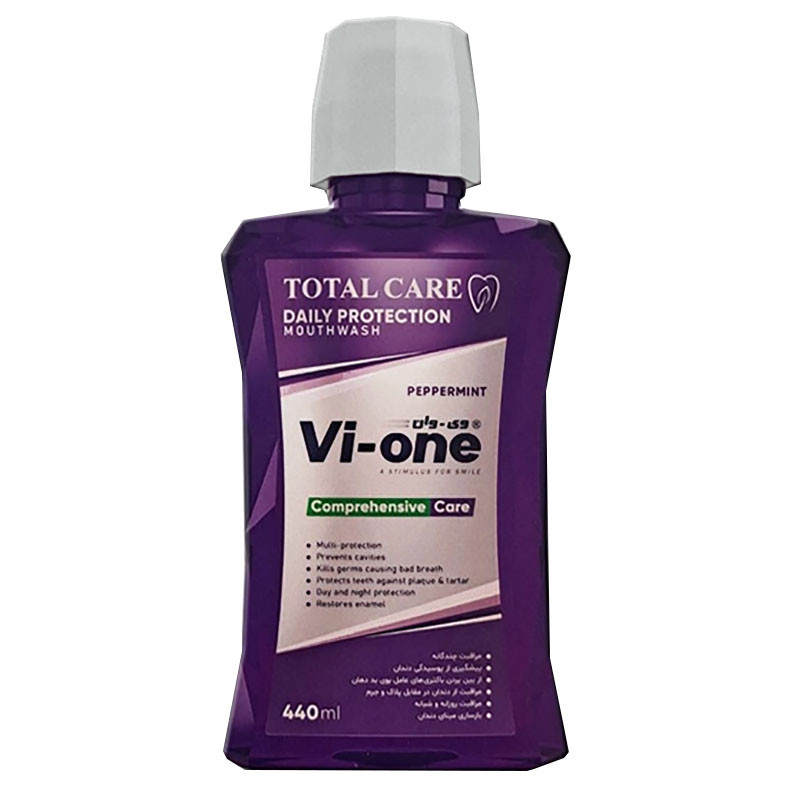دهان شویه وی وان مدل TOTAL CARE حجم 440 میلی لیتر