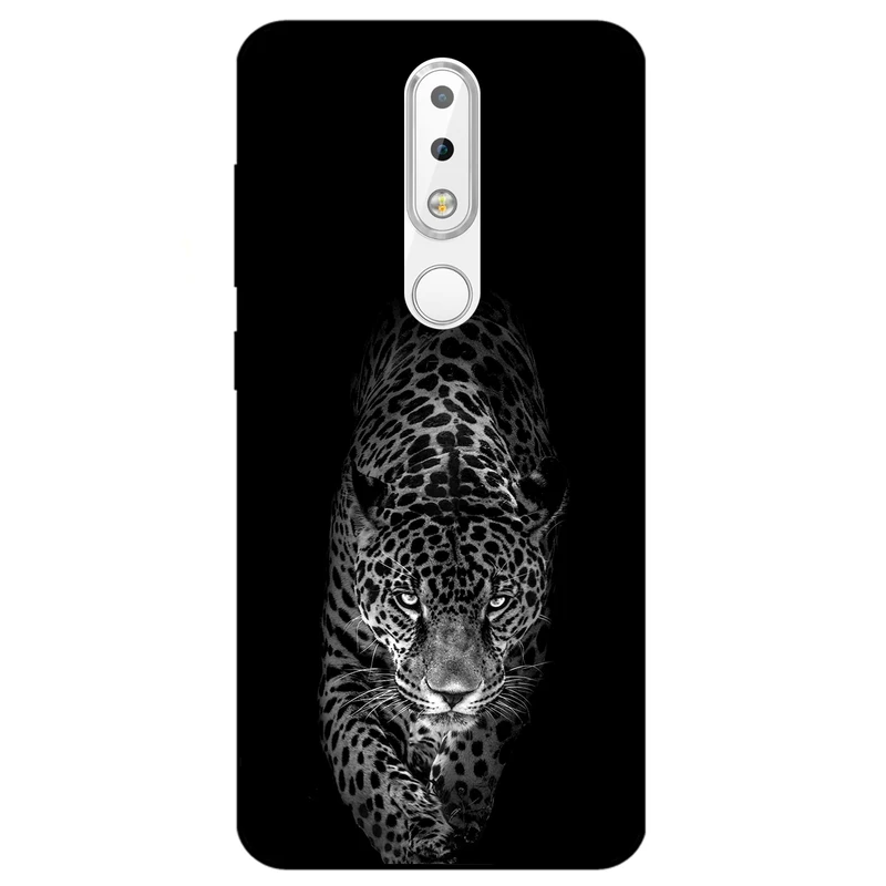 کاور مگافون طرح پلنگ مدل 1879 مناسب برای گوشی موبایل نوکیا 6.1 Plus / X6