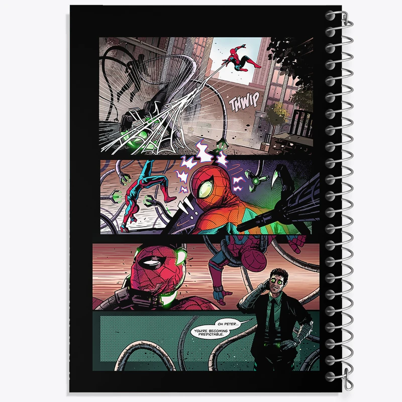 دفتر نقاشی 50 برگ خندالو طرح مرد عنکبوتی (Spider Man) کد N4253