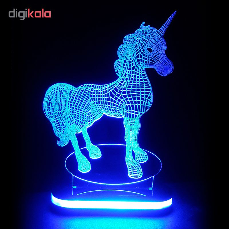 چراغ خواب طرح اسب تک شاخ کد 1096