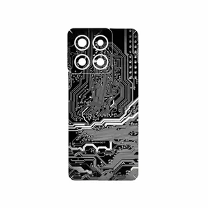 MAHOOT Black_Printed_Circuit_Board Cover Sticker for Motorola Edge 60 Pro