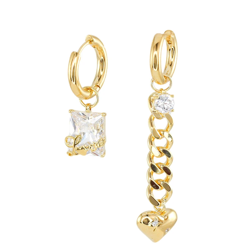 گوشواره آویز زنانه زودیکا مدل لاو کد AAC1448