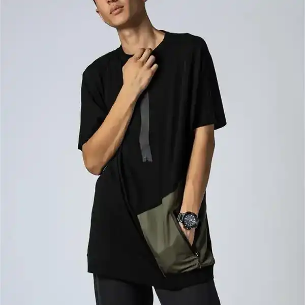 تی شرت لانگ آستین کوتاه مردانه یونیتی مدل Loose fit