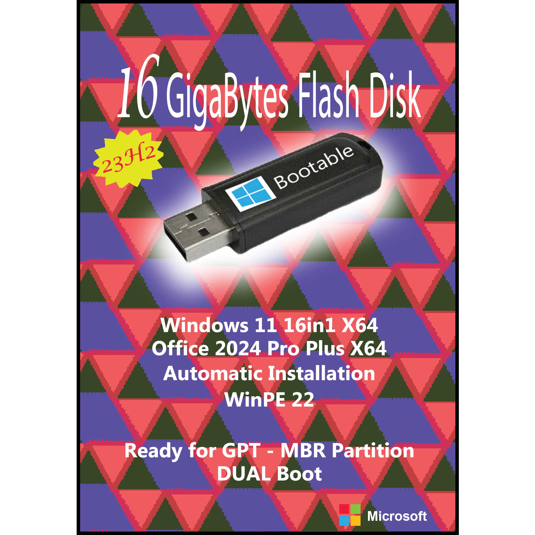 سیستم عامل Windows 11 23H2 16in1 X64 - Office 2024 نشر مایکروسافت