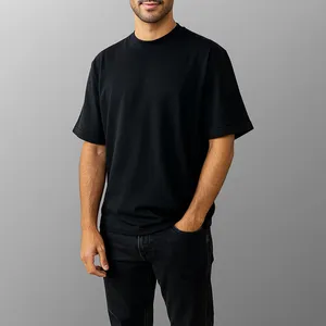 تی شرت اورسایز آستین سه ربع مردانه مدل باکسی