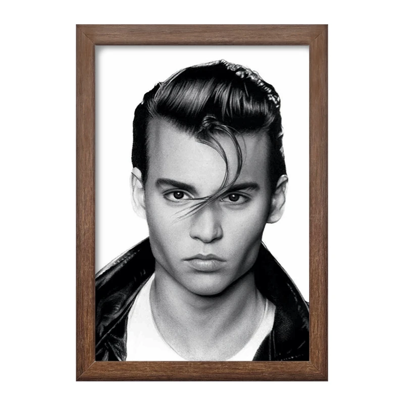 تابلو خندالو طرح جانی دپ Johnny Depp  کد 3297