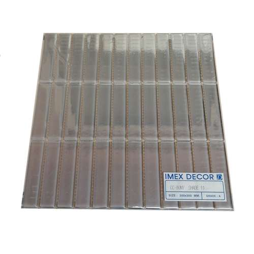 کاشی شیشه ای مدل  CC-80NY Gris