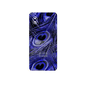 MAHOOT Purple Feather Cover Sticker for Samsung Galaxy A01 Core