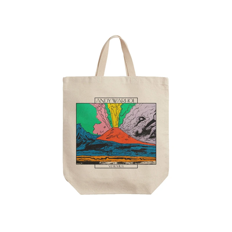 ساک خرید ترمه طراحان ایده مدل کوه وزوویوس از وارهول کد art0893 - S