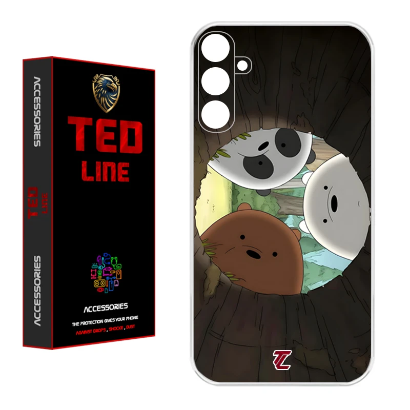 کاور تدلاین طرح خرسی کد 1101 مناسب برای گوشی موبایل سامسونگ Galaxy A17